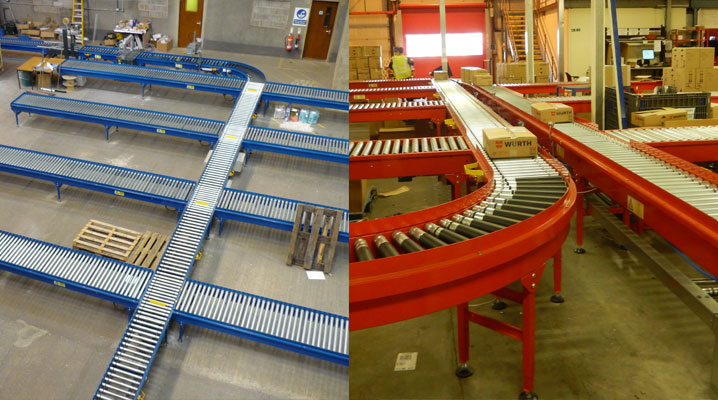 Sortation roller conveyor
